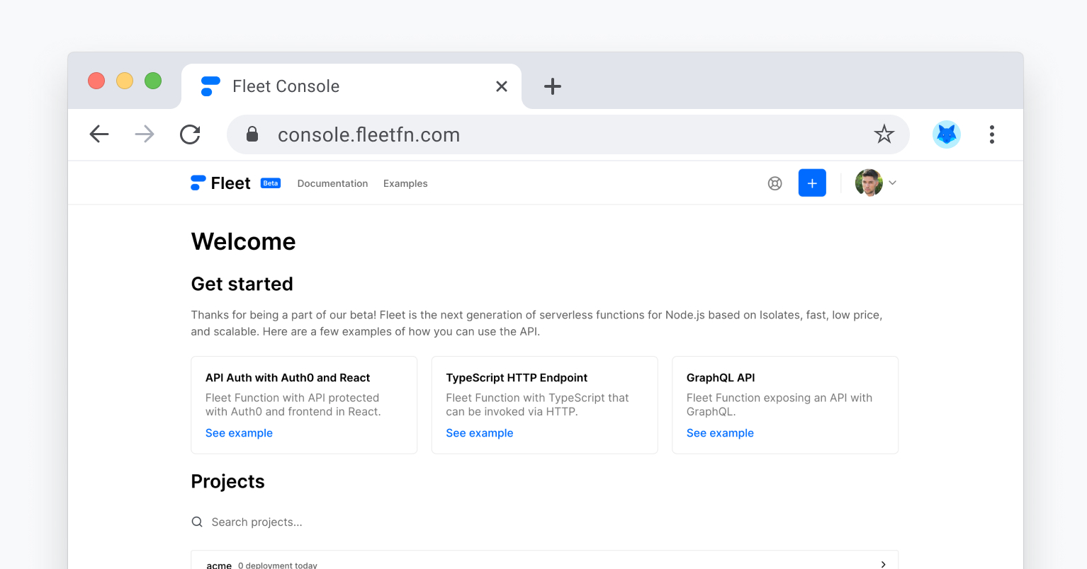 Console navigation improvements